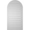 Ekena Millwork Round Top Surface Mount PVC Gable Vent: Functional, w/ 2"W x 2"P Brickmould Sill Frame, 20"W x 38"H GVPRT20X3803SF - alternate 3